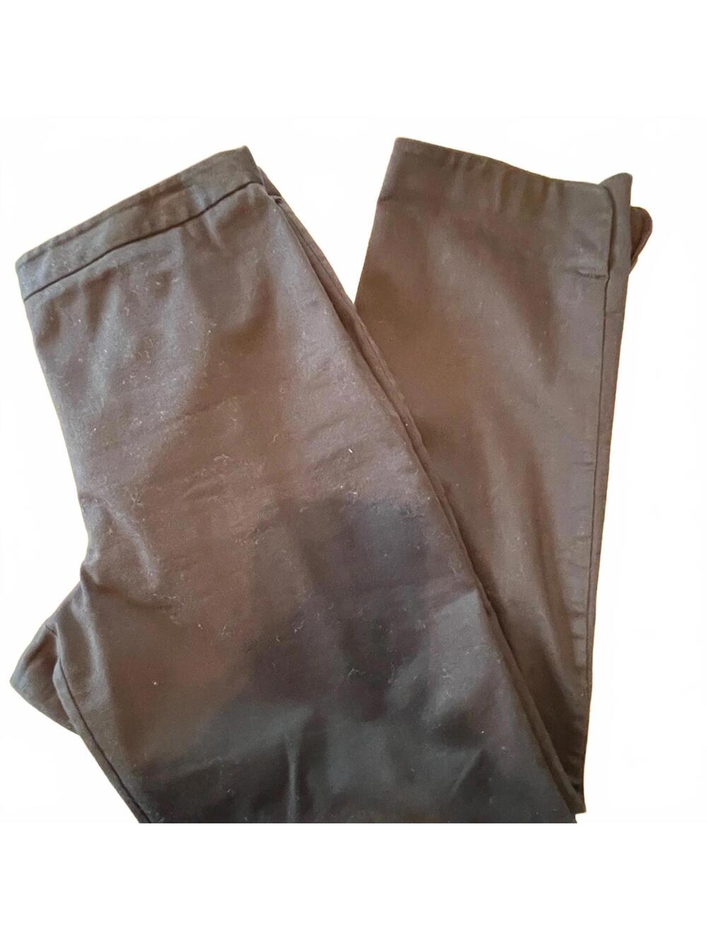 LOFT Women's Black Chinos Casual Stretch Pants Minimalist Style